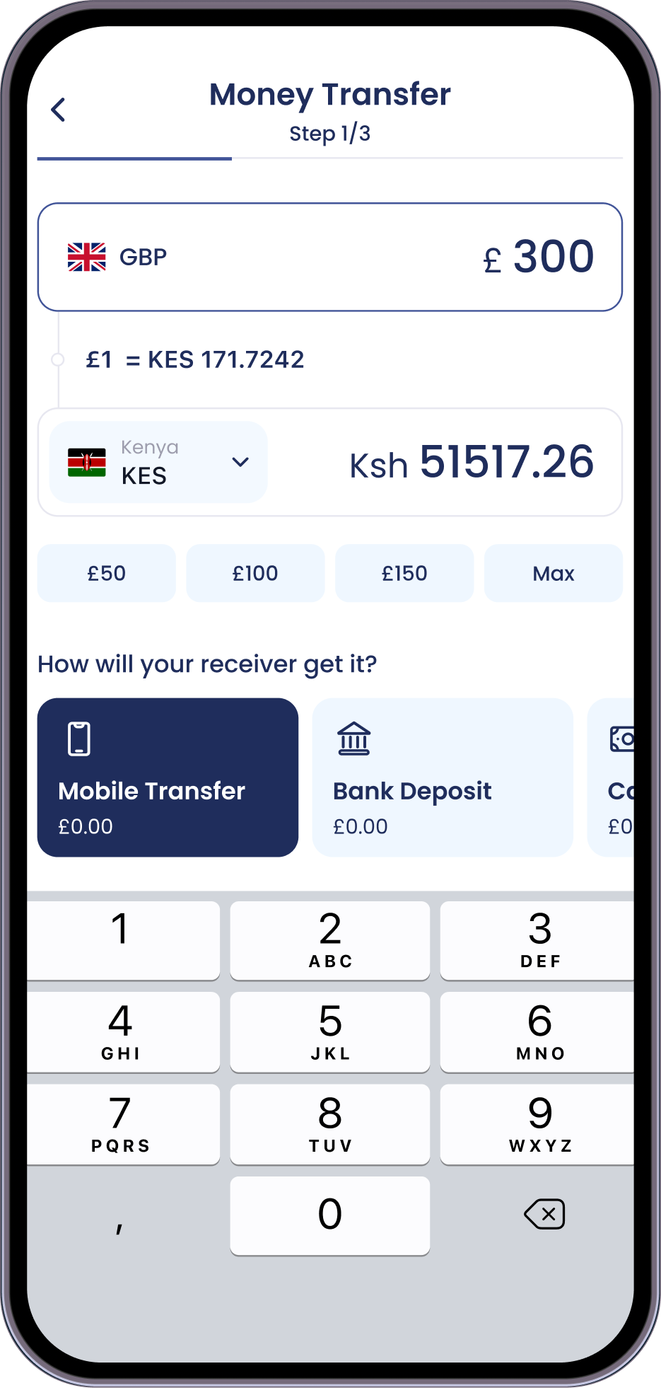 Kenya Money Transfer App